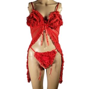 Babydoll lingerie sexy women size M Color Red
